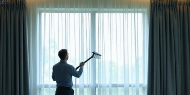 Commercial curtain stain removal service tugun hotels offices restaurants